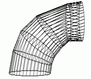 エビ管（９０度エルボ）の図